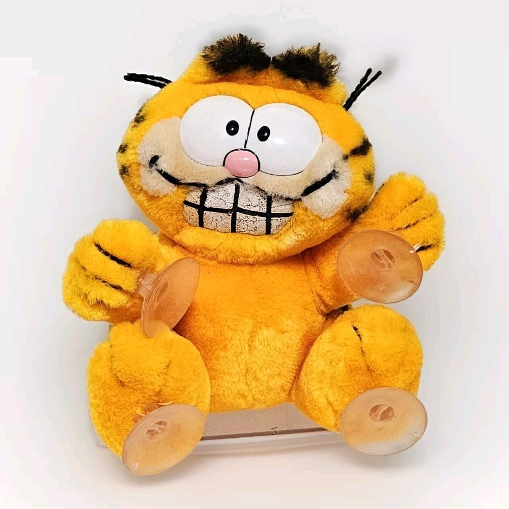 Dakin Garfield Plush Stuck On You  Stuffed Animal 1978-1981 Vtg Tags